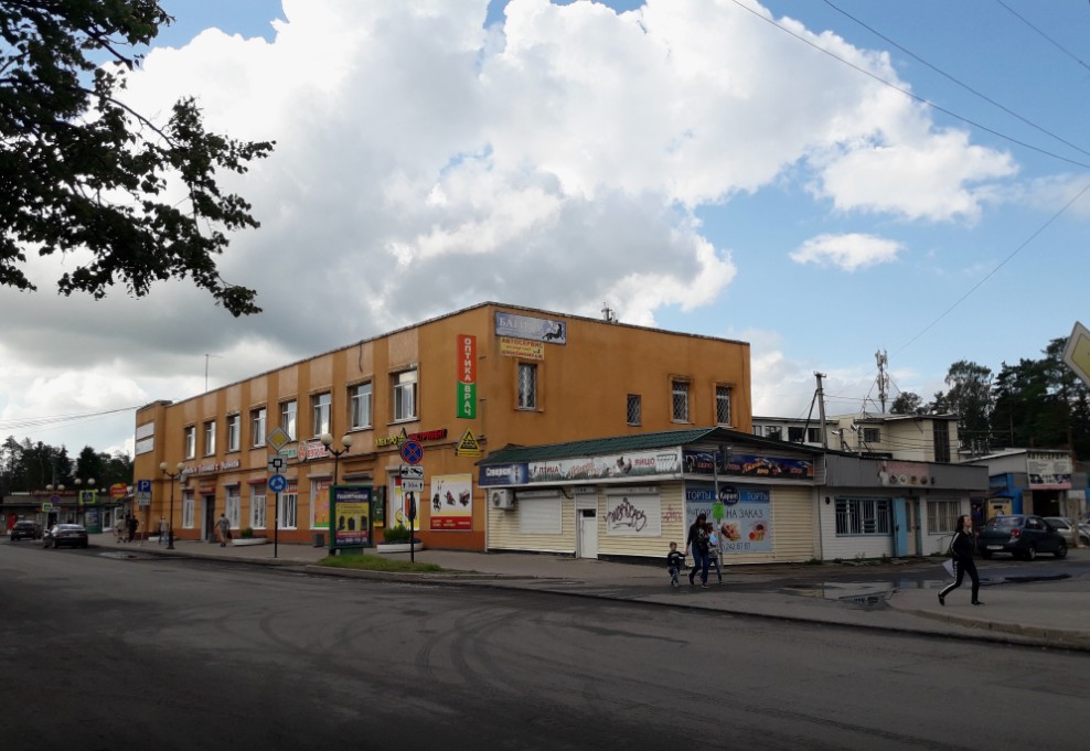 фасад дома, здание по адресу Ленинградская обл, г Всеволожск, Всеволожский пр-кт, д 72